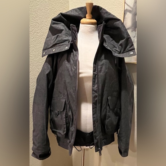 Adidas Stella McCartney Women’s Recco Ski Jacket Coat Charcoal Gray L - Picture 3 of 16